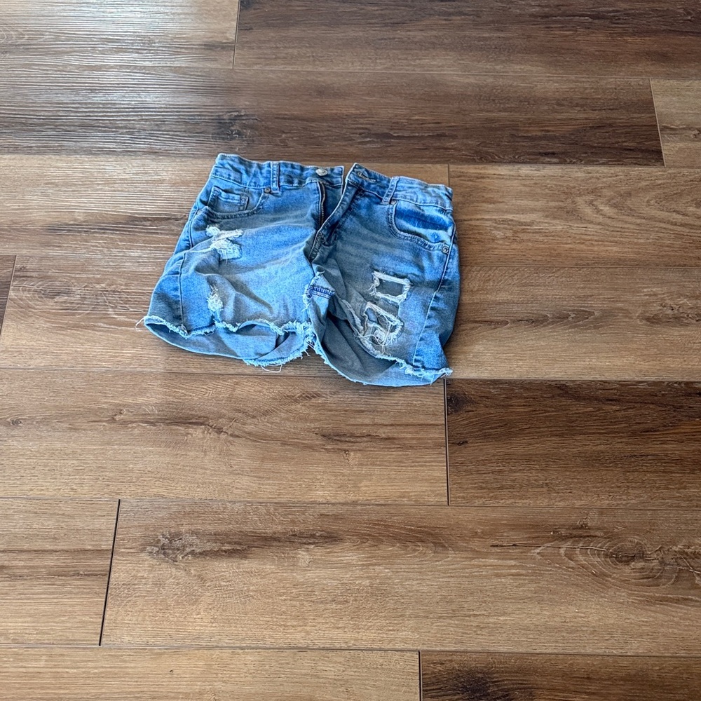 Jordache Kids Distressed Denim Shorts - Blue